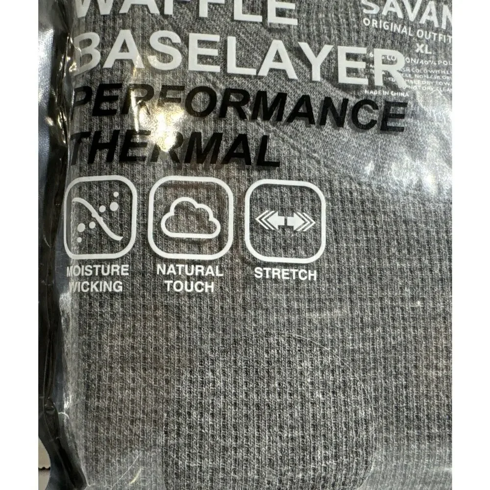 Savane Cold Performance Grey‎ Thermal Men’s XL